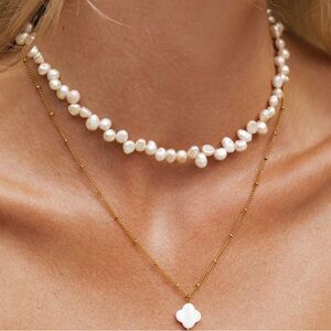 Atolea - Sunseeker Choker - Genuine Freshwater Pearls - New with Dust Bag